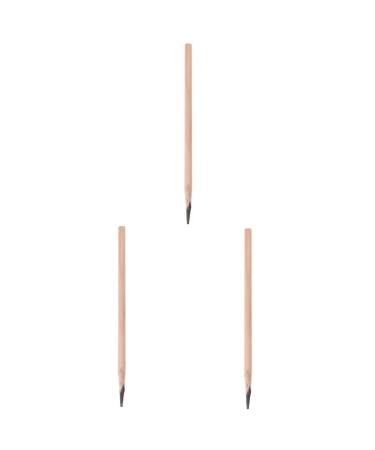 HAPINARY 3pcs Pencil Brow Pen Brow Pencil for Makeup Women Makeup Brow Pencil Coffee Wooden