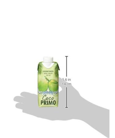 Coco Primo Coconut Water - Pure Refreshing Vegan Sports Drink | Low-Calorie Exotic Thirst Quencher (330 ml) - Buy Online on GoSupps.com