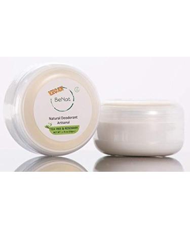 BeNat. VEGAN Artisanal Natural Deodorant Cream. Tea Tree & Rosemary. Simple Safe and Effective. Fewer all-natural ingredients that really work! VEGAN. Tea Tree & Rosemary - Buy Online on GoSupps.com