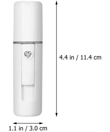 FOMIYES 2pi ces Vaporisateur Brume Nano Pour Visage Humidificateur De Beaut Portable Pulv risateur Facial Blanc Pour Hydratation De Peau - Buy Online on GoSupps.com
