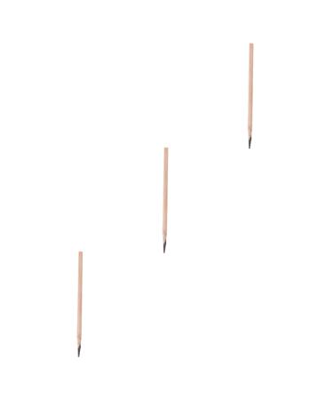 FOMIYES 3pcs Pencil Brow Pen Wood Brow Pencil Portable Brow Pencil Makeup Brow Pencil Wooden 1 count (Pack of 1) Coffeex3pcs