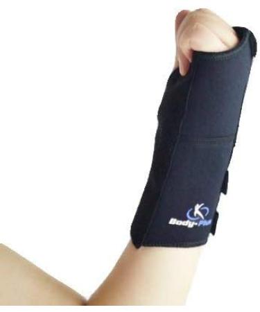 Body-Plus Direct Wrist Support Splint Brace - Medium Black - Right Hand - Buy Online on GoSupps.com