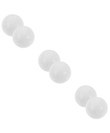 Healeved 3 sets of gymnastics ball wrist exercise balls Reusable metal balls meditation manual balls stone baoding balls Hand rolling balls jade health ball white fitness massage