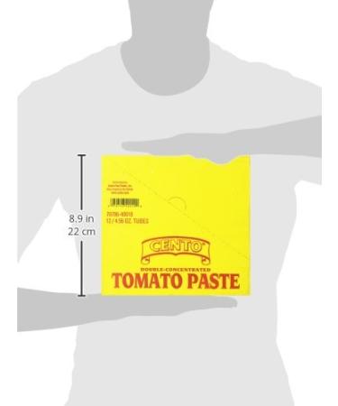 Cento Tomato Paste 4.56oz Tube (Pack of 12) - Bulk Tomato Paste - Buy Online on GoSupps.com