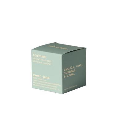 Routine Natural Deodorant Sweet Jane Deo Jar | 2 Fluid Oz. Natural Deodorant | Aluminum Free Natural Deodorant For Women & Men (Cream Jar Formula) - Buy Online on GoSupps.com