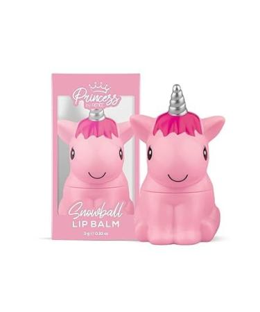 Pink Princess Snowball Lip Balm 3g Enriched With Shea Butter Cocoa Butter & Vitamin E Cruelty Free