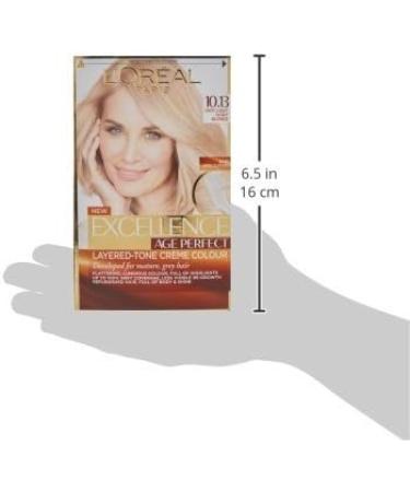L'Oreal Excellence Age Perfect 10.13 Very Light Ivory Blonde Hair Dye - 1 Count - Buy Online on GoSupps.com