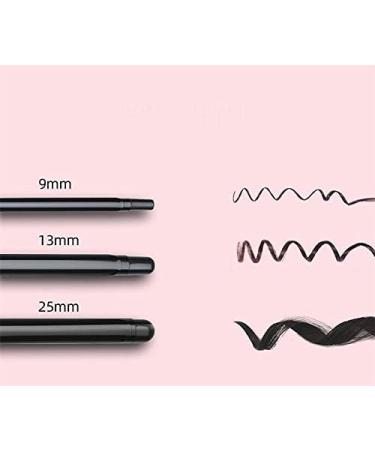 Professional 9mm Curling Wand for Long Short Hair Tourmaline Ceramic Small Barrel Hair Curler Women Men Kids Curling Iron with Adjustable Temperature DiSplay - Buy Online on GoSupps.com