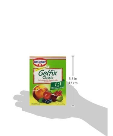 Dr. Oetker Gelfix Classic 1:1 60g Gelling Powder for Sweet Jams & Jellies | Vegan & Easy DIY | International Shipping - Buy Online on GoSupps.com