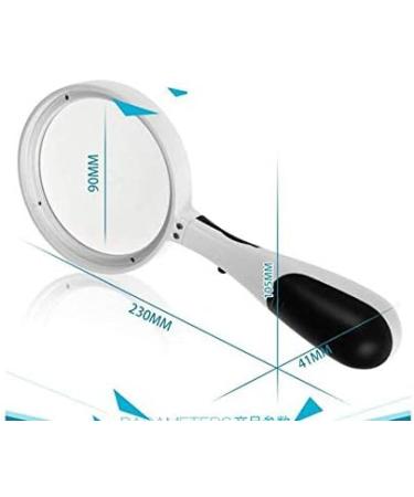 High-Definition 90mm Handheld Magnifying Glass for Seniors | Elderly Supplies | Office Products - Buy Online on GoSupps.com