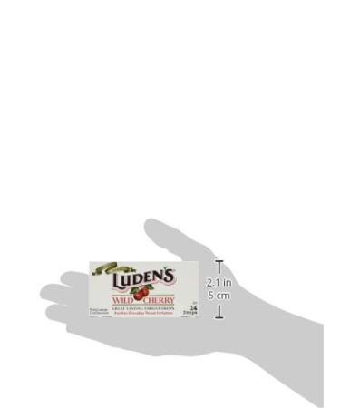Luden's Throat Drops Wild Cherry Flat - 20 Pack - Buy Online on GoSupps.com
