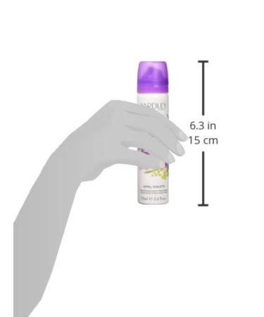 Yardley of London Refreshing Body Spray for Women April Violets 2.6 Ounce - Buy Online on GoSupps.com