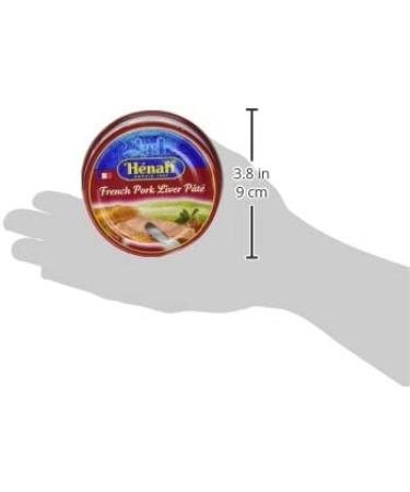 Henaff Perfect Dark Red Can 4.59 oz - Authentic French Pork Pate - 1 Pack - Buy Online on GoSupps.com