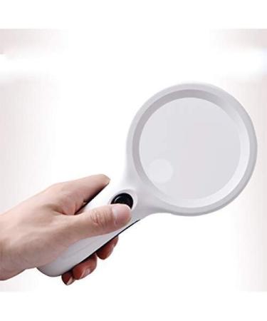 Glass Glass - High Power Optical Lens Handheld Enlarged Mirror Light HD Elderly Reading Newspaper Mobile Phone Repair Children Students Magnifier with LED Light Magnifier Made in China - Buy Online on GoSupps.com