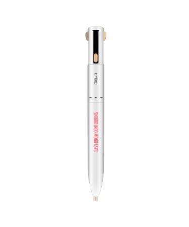 Eyebrow Contour Pen 4 in 1 Long Lasting Rotate Defining Highlighting Brow Pencil Blonde eyebrow contour pen 1# Blonde