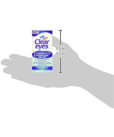 Clear Eyes 7 Symptom Relief Eye Drops, 0.5 Fl Oz (Pack of 3) - Buy Online on GoSupps.com