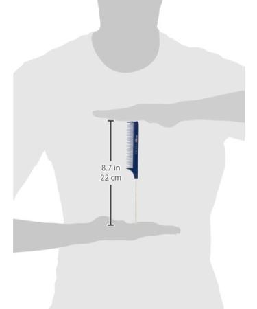 Comair Blue Profi-Line 512 Needle-Tail Comb with Teasing Teeth - Premium Styling Tool for Professional Hairdressers | Fast International Shipping - Buy Online on GoSupps.com