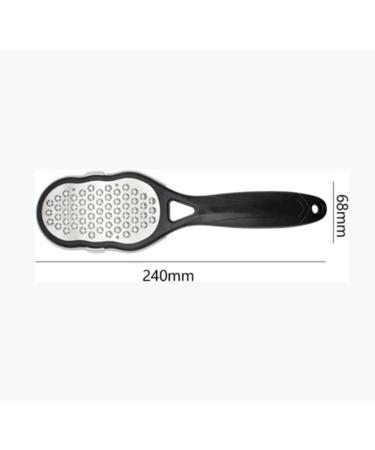 Stainless Steel Pedicure Foot File Knife - Foot Care Tool for Smooth Feet (Black) - Buy Online on GoSupps.com