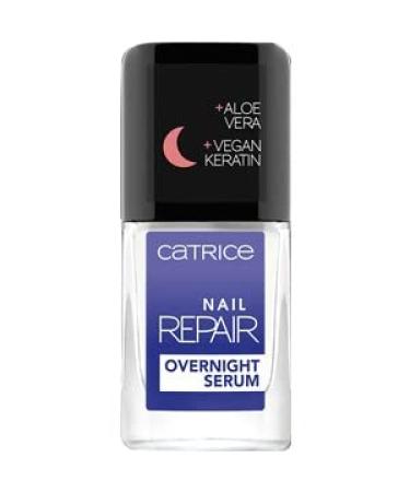 Catrice Nail Repair Overnight Serum Nail Care Nail Care transparent nourishing protective repairing smoothing with oils without acetone vegan microplasty particles free (10.5 ml)