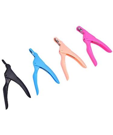 iFutniew Professional Nail Scissors U-Shaped Trimming Knife Nail Scissors Toe Nail File Foot Care Pedicure (Rose Red) - Buy Online on GoSupps.com