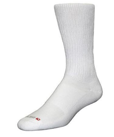 Drymax Diabetic 1/4 Crew White W5-7 / M3.5-5.5