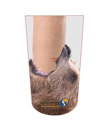 Heal with Appeal Amputee stump sock Gnarly Bear V1 3Ply stump sock