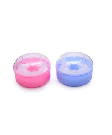 Gwill Baby Body Cosmetic Powder Lot de 2 bo tes de rangement pour cosm tiques