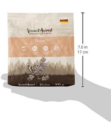 Venandi Animal Premium Cat Food Chicken with Plenty of Fresh Poultry Dry Food Grain-Free Pack of 1 (1 x 300 g) Chicken 300 g (Pack of 1) - Buy Online on GoSupps.com