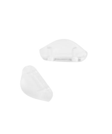 PapaViva Replacement Nose Pads Nose Pads for Oakley Turbine OO9263/Turbine XS OJ9003 Sunglasses Clear Euro Fit