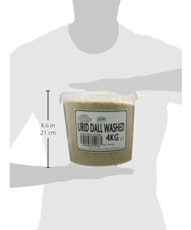 White Pearl Urid Dall Washed - 4kg - Buy Online on GoSupps.com