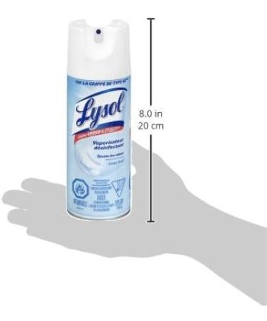 Lysol Disinfectant Spray All in One Crisp Linen Disinfect and Eliminate Odours on Hard Surfaces and Fabrics Kills 99.99% of Viruses & Bacteria 350g - Buy Online on GoSupps.com