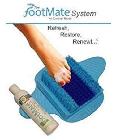 Footmate System Foot Scrubber w/Rejuvenating Gel (Blue with Blue on Blue)