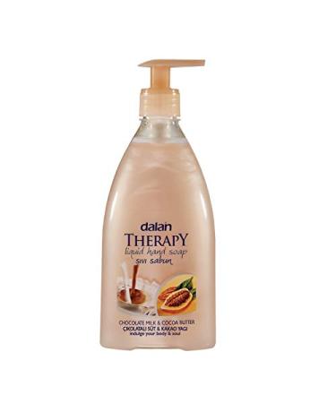 Dalan Dalan Therapy 6-pack of liquid hand soap bottles - Chocolate Milk and Cocoa Butter - 400 ml