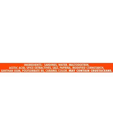 Beach Cliff Wild Caught Sardines in Louisiana Hot Sauce 3.75 oz Can (Pack of 12) | 14g Protein/Serving | Gluten Free Keto Friendly | Ideal for Pasta & Seafood - Buy Online on GoSupps.com