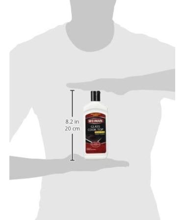 Weiman Glass Cooktop Cleaner & Polish - Heavy Duty 10 Oz | Safe for GlassCeramic Ranges - Buy Online on GoSupps.com