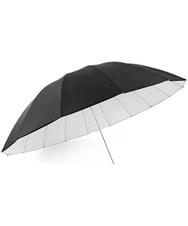 Fomito 7 feet Mega Parabolic Reflector Umbrella White/Black 75"/185cm Black/White - Buy Online on GoSupps.com