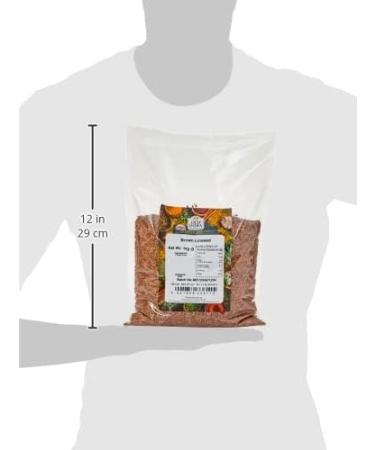Old India Brown Linseed 1 Kg - Premium Quality Flaxseed for Health and Wellness - Buy Online on GoSupps.com