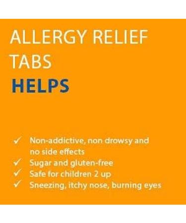 A.Vogel Allergy Relief | Allergy Medication For Hay Fever Symptoms Such As Sneezing Itchy Nose Scratching Throat Burning Eyes Watery Eyes | Non-Drowsy | Clinically Proven | Ages 2 Up | 120 Tabs - Buy Online on GoSupps.com