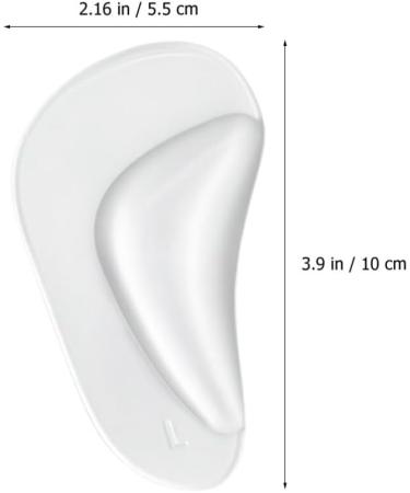 Lurrose High Heel Forefoot Pads - 3 Pairs Self-Adhesive Cushions for Women | Non-Slip Arch Support Insoles for Block Heels - Buy Online on GoSupps.com