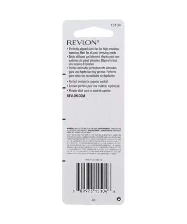Revlon Designer Collection Eyebrow Hair Removal Tweezer - High Precision Stainless Steel Tweezers for Men, Women & Kids (1 Pack) - Buy Online on GoSupps.com