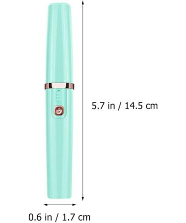 Buy Electric Eyebrow Trimmer | Portable Hair Removal for Women | 1 Pc Green Facial Razor for Upper Lip & Chin Hair - Buy Online on GoSupps.com