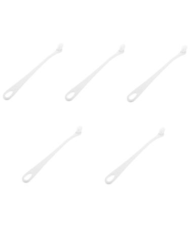 BESPORTBLE 5pcs Pet Toothbrush Dog Oral Cleaning Toothbrush Dog Supply Toothbrush for Small Dogs Pet Single-head Brush Dog Oral Care Dog Toothbrush and Toothpaste Pet Brush Pet Supplies 1 count (Pack of 1) Whitex5pcs