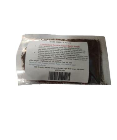 Natural Cinnamon Brown Sugar Body Scrub - 100 Grams