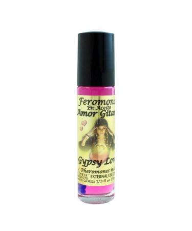 1 PIECE BRYBRADAN GYPSY LOVE AMOR GITANO PHEROMONE OIL ROLL-ON BOTTLE 1/3 OZ 10ML GYPSY LOVE 1