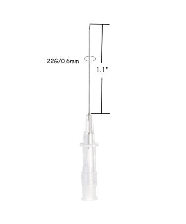 50PCS 22G Stainless Steel Hollow Body Piercing Needles - Disposable IV Catheter Needles for Ear, Nose, Belly, Navel & Nipple Piercing - Buy Online on GoSupps.com