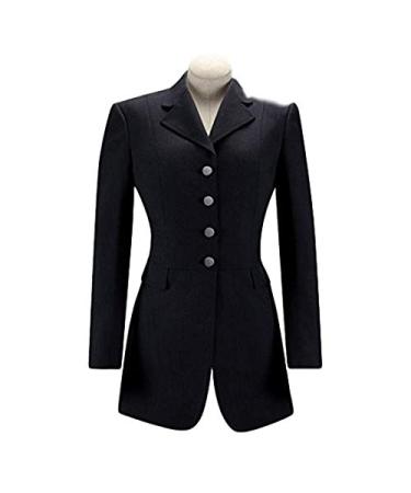 RJ Classics Essential Dressage Frock Coat - Black - Size:4 Short