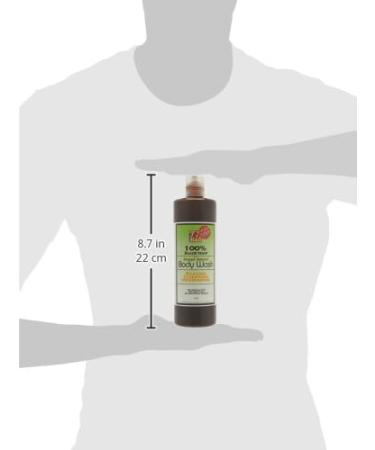 RA COSMETICS 100% Black Soap Body Wash - Mango Scent 13 Fl Oz | Natural Moisturizing International Shipping - Buy Online on GoSupps.com