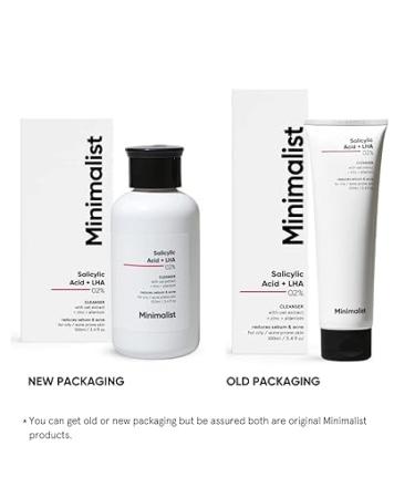 Mini_malist 2% Salicylic Acid Face Wash - Sulphate-Free Anti-Acne Cleanser for Oily Skin | LHA & Zinc Formula for Acne & Pimples | Unisex | 100ml - Buy Online on GoSupps.com