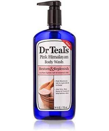 Dr Teal's Pure Epsom Salt Body Wash Gift Set - Lavender Eucalyptus, Spearmint, Pink Himalayan - 3 Pack 24oz - Essential Oils for Stress Relief, Soothing Senses - Buy Online on GoSupps.com