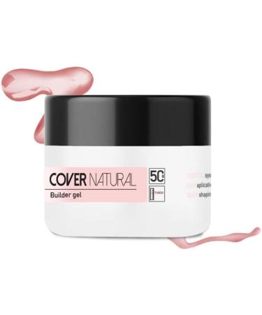 SIMPLE SHAPE Cover natural Nail cover gel Mistero Milano UV/LED natural beige-pink color camouflaging shortcomings for nail extensions thick leveling consistency 50 g - Buy Online on GoSupps.com